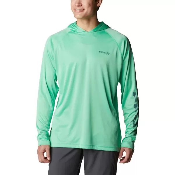 imageColumbia Mens Standard Terminal Tackle HoodieLight JadeMetal Logo