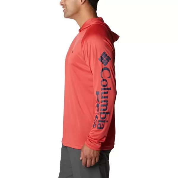 Sunset Red/Collegiate Navy Logo