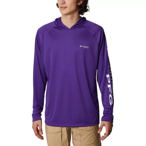 imageColumbia Mens Standard Terminal Tackle HoodieVivid PurpleWhite Logo