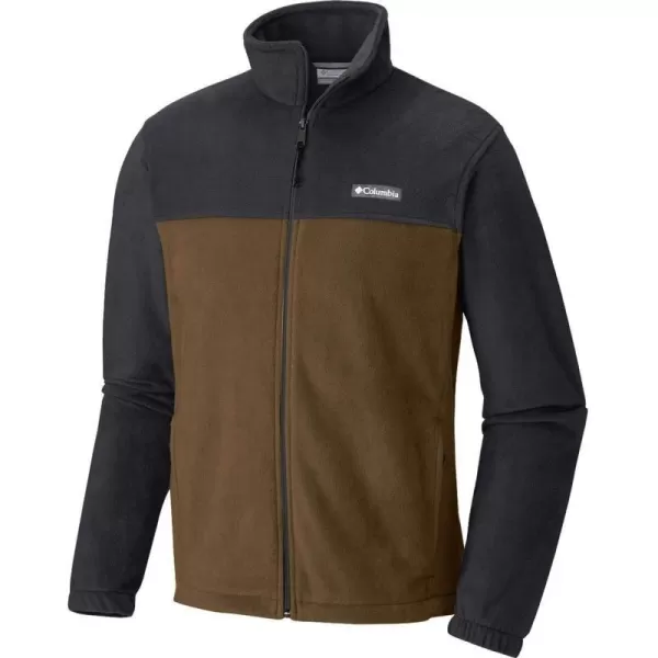 imageColumbia Mens Steens Mountain 20 Full Zip Fleece JacketBlack  Olive Green