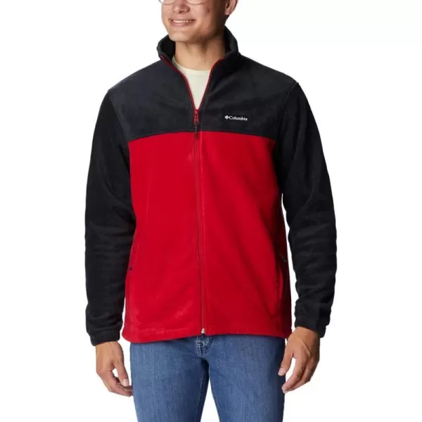 imageColumbia Mens Steens Mountain 20 Full Zip Fleece JacketBlackMountain Red