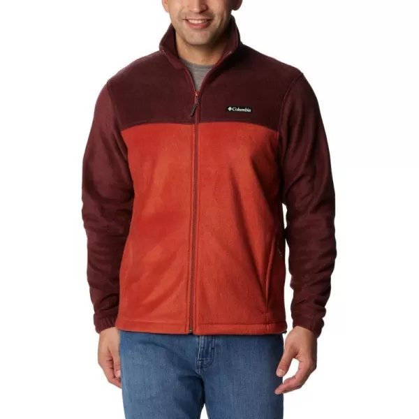 imageColumbia Mens Steens Mountain 20 Full Zip Fleece JacketElderberryWarp Red