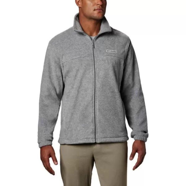 imageColumbia Mens Steens Mountain 20 Full Zip Fleece JacketLight Grey Heather