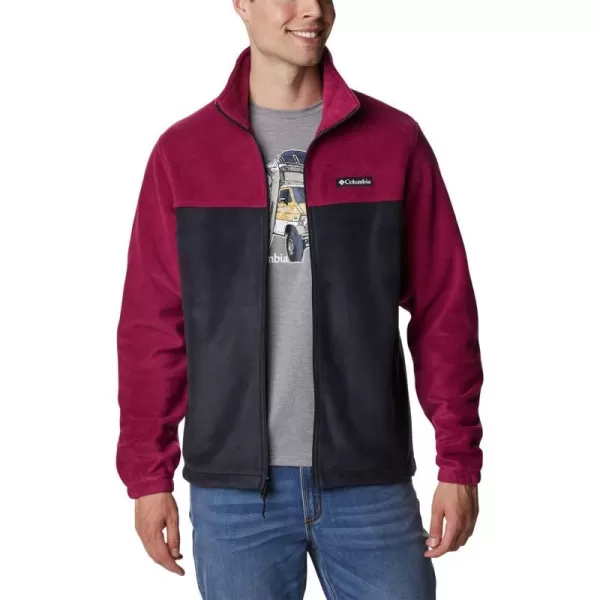 imageColumbia Mens Steens Mountain 20 Full Zip Fleece JacketRed OnionBlack
