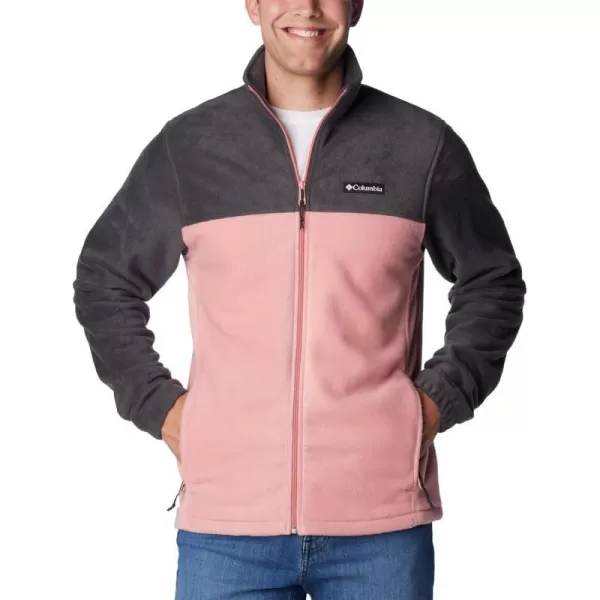 imageColumbia Mens Steens Mountain 20 Full Zip Fleece JacketSharkPink Agave