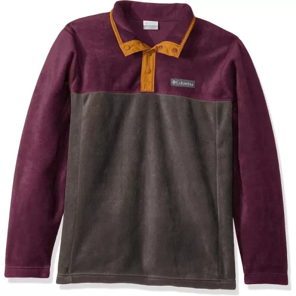 imageColumbia Mens Steens Mountain Half SnapShark Black Cherry Burnished Amber