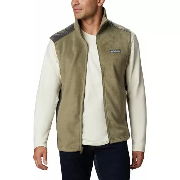 imageColumbia Mens Steens Mountain VestStone GreenShark
