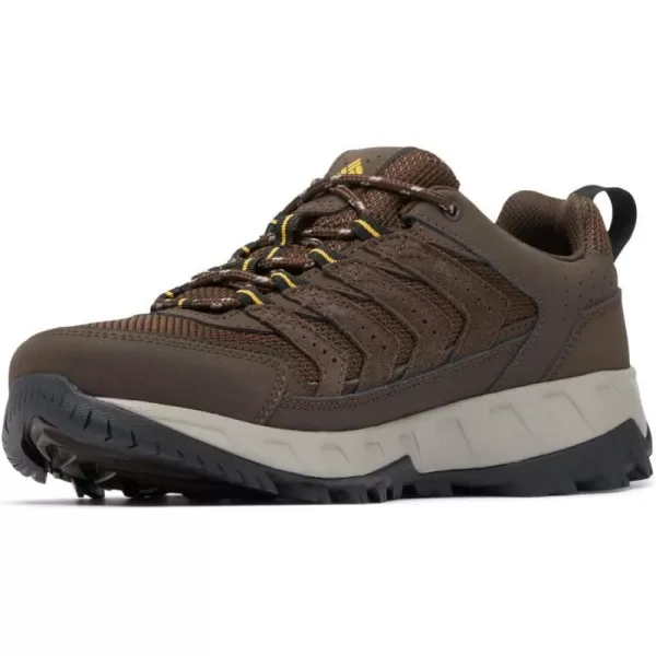 imageColumbia Mens Strata Trail Low Hiking ShoeCordovanGolden Yellow