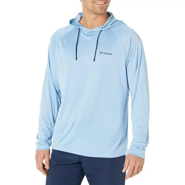 imageColumbia Mens Summerdry Raglan Hooded Long SleeveJet Stream