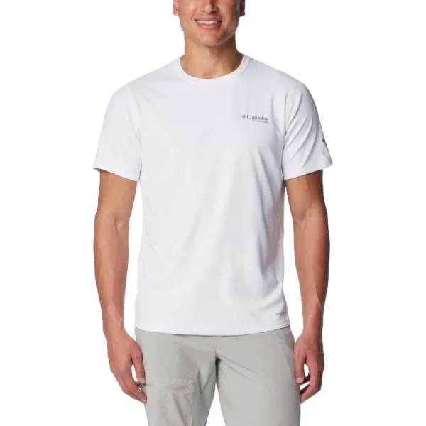imageColumbia Mens Summit Valley Short Sleeve CrewWhite