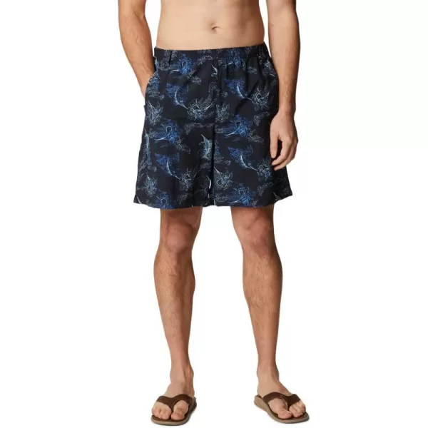 imageColumbia Mens Super Backcast Water ShortBlack Sails Away Print