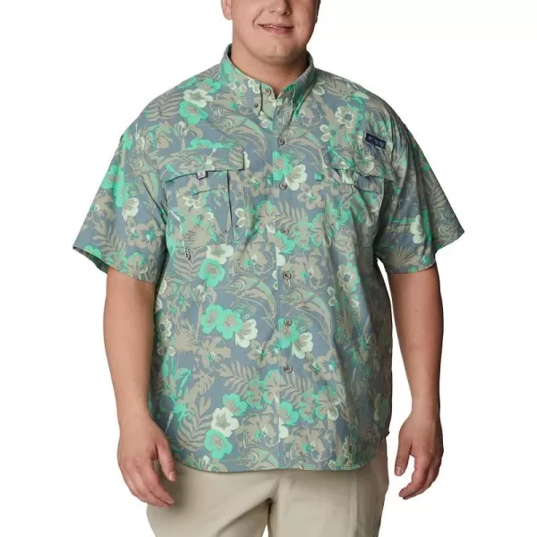 imageColumbia Mens Super Bahama Short Sleeve ShirtSafari Marlin Tropic Print