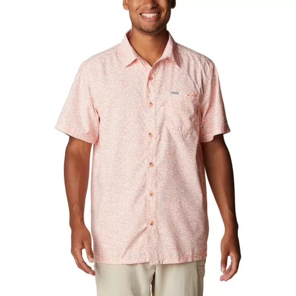 imageColumbia Mens Super Slack Tide Camp ShirtBright Nectar Deepsea Medley
