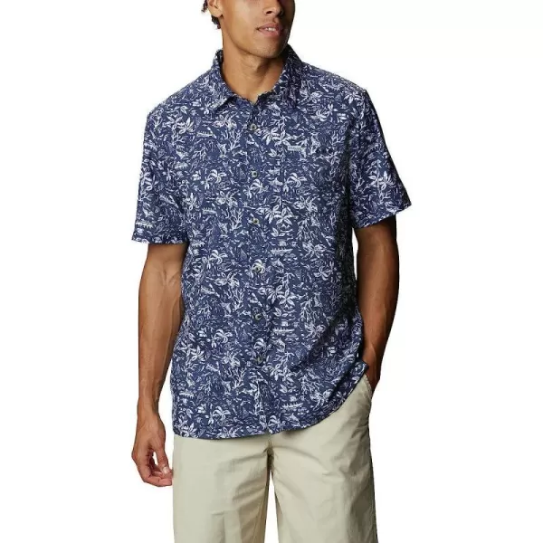 Collegiate Navy Kona Print - Moisture Wicking