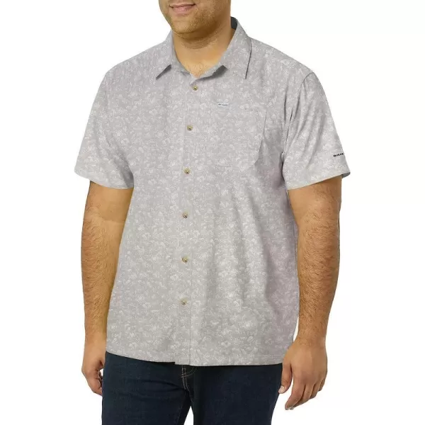 imageColumbia Mens Super Slack Tide Camp ShirtCool Grey Gamefish Print