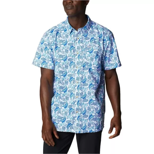 imageColumbia Mens Super Slack Tide Camp ShirtGulf Stream Block Party