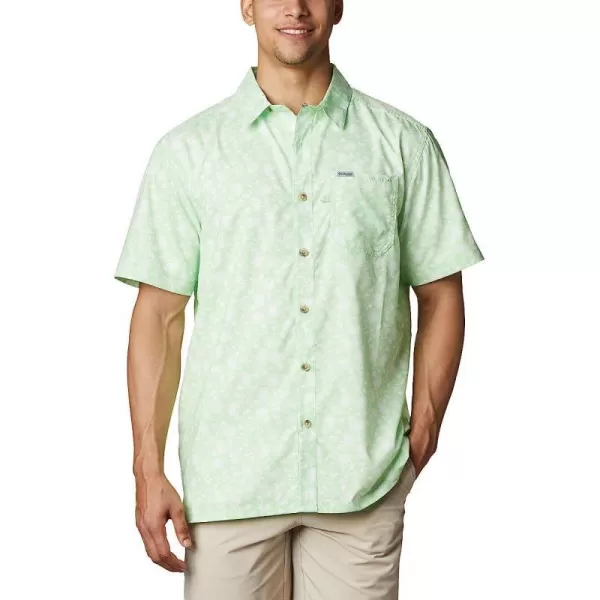 imageColumbia Mens Super Slack Tide Camp ShirtKey West Marlin Palms Print