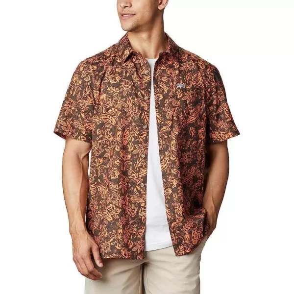 imageColumbia Mens Super Slack Tide Camp ShirtKoi Flatslam Tropical Print