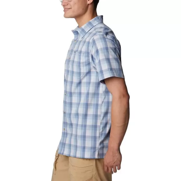 imageColumbia Mens Super Slack Tide Camp ShirtSoft Violet Mid Gingham
