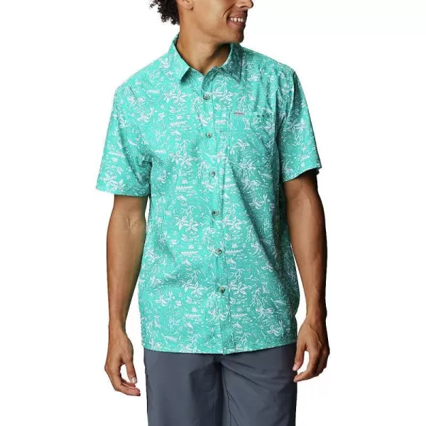 imageColumbia Mens Super Slack Tide Camp ShirtTropic Water Kona Print