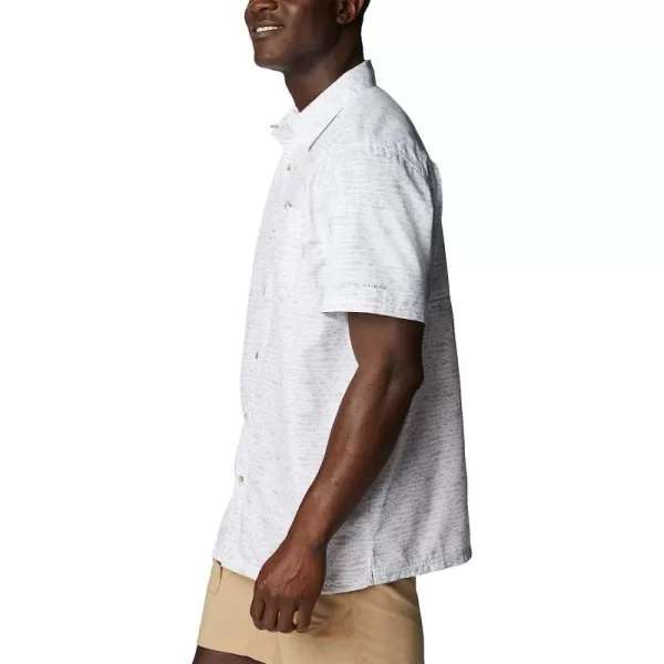 imageColumbia Mens Super Slack Tide Camp ShirtWhite Tallyfish