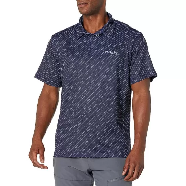 imageColumbia Mens Super Slack Tide Stretch PoloCollegiate Navy See Me Trollin