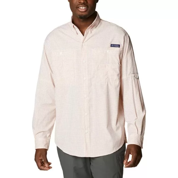 imageColumbia Mens Super Tamiami Long Sleeve ShirtIsland Orange Gingham