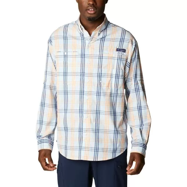 imageColumbia Mens Super Tamiami Long Sleeve ShirtSpring Blue Blanket Gingham