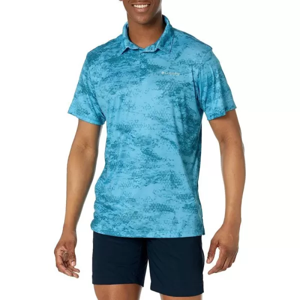 imageColumbia Mens Super Terminal Tackle PoloRiptide Pfg Camo