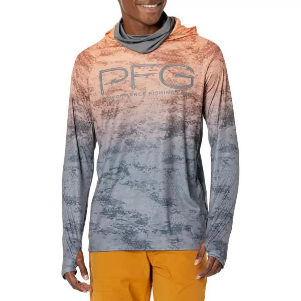 Orange Blast Pfg Camo Gradient
