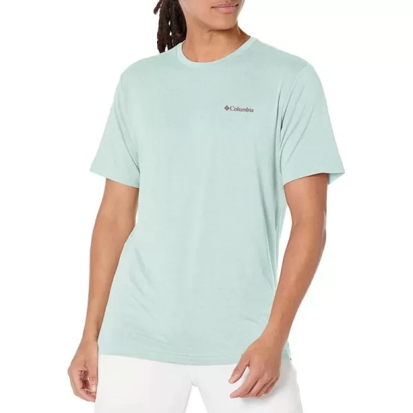imageColumbia Mens Tech Trail Graphic TeeNiagara HeatherShady Peaks Graphic