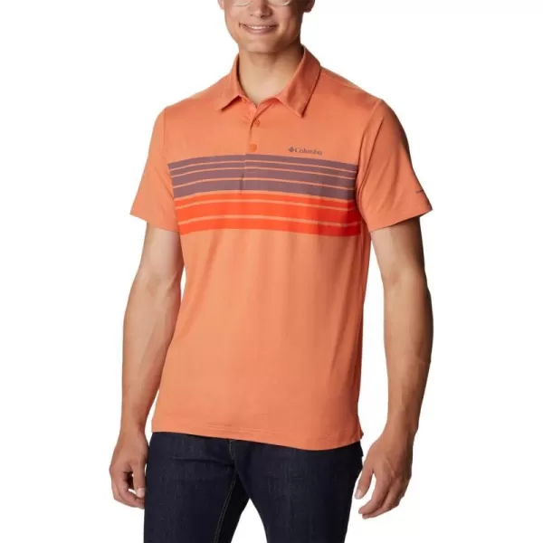 Desert Orange Heather Stripe