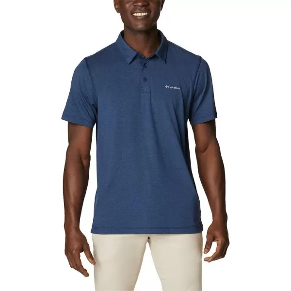 imageColumbia Mens Tech Trail PoloCollegiate Navy Heather