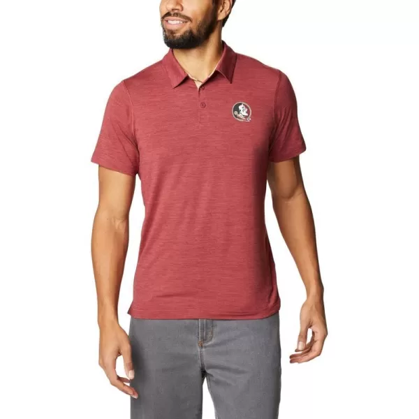 imageColumbia Mens Tech Trail PoloFlorida State Seminoles Fsu  Cabernet