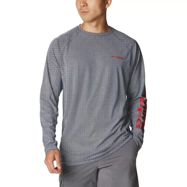 imageColumbia Mens Terminal Deflector LSCollegiate NavyRed Spark