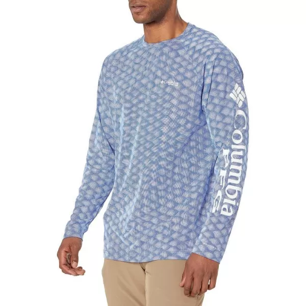 Vivid Blue Scale Dots