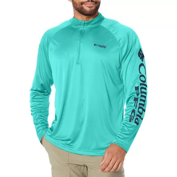 Bright Aqua/Collegiate Navy Logo