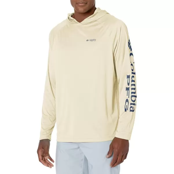 imageColumbia Mens Terminal Tackle Heather HoodieAncient Fossil HeatherCarbon Logo