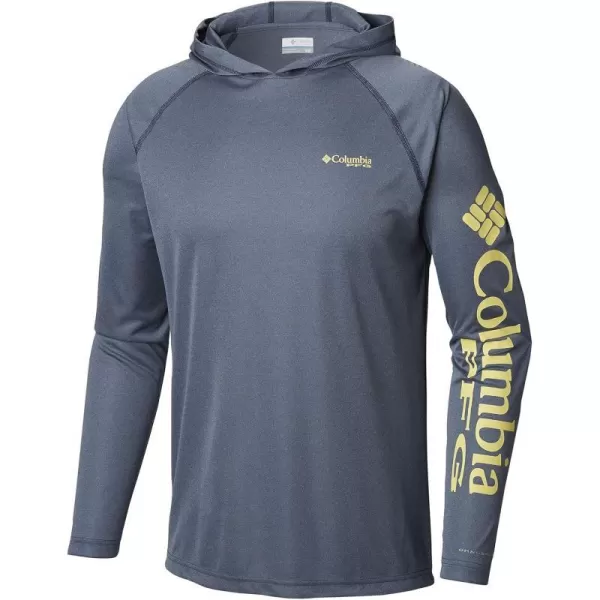 imageColumbia Mens Terminal Tackle Heather HoodieCarbon HeatherSunlit Logo