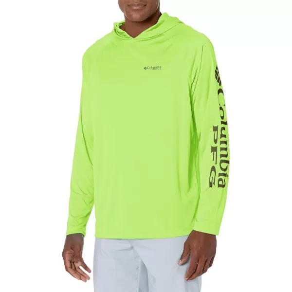 imageColumbia Mens Terminal Tackle Heather HoodieGreen Mamba HeatherBlack Logo