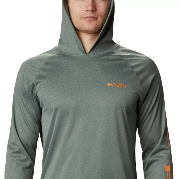 imageColumbia Mens Terminal Tackle Heather HoodiePond HeatherKoi Logo