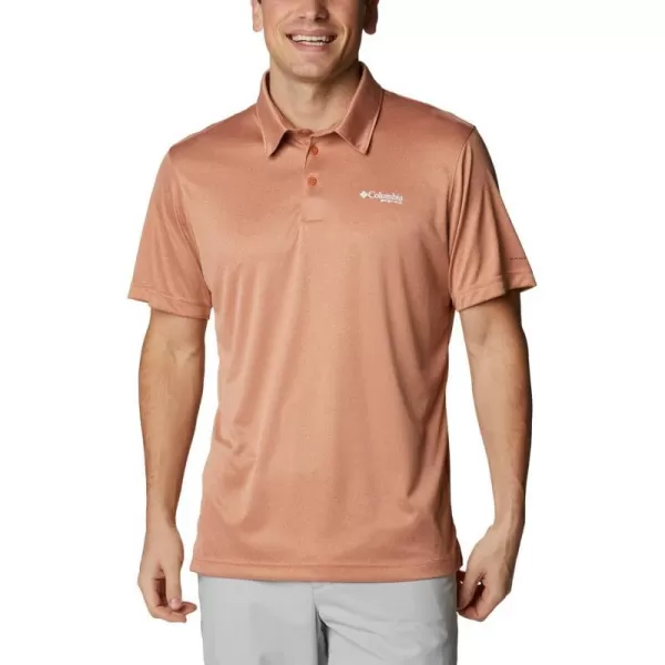 Island Orange Heather/White Logo