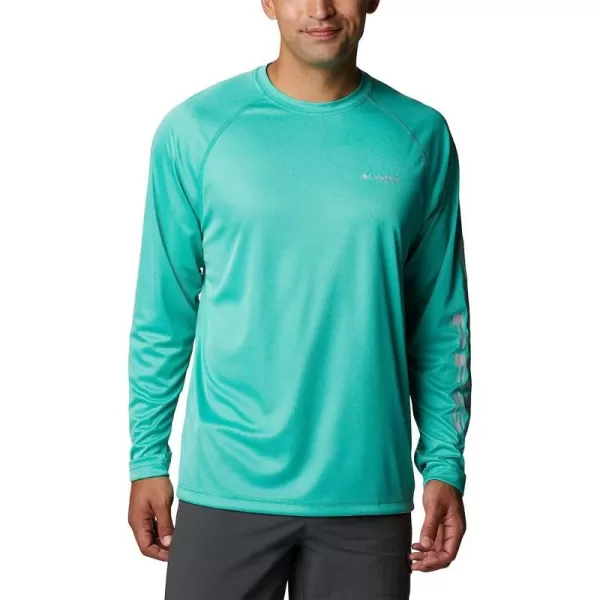 Electric Turquoise Heather/Cool Grey Logo