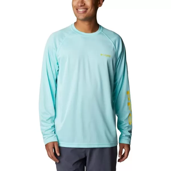Gulf Stream Heather/Laser Lemon Logo