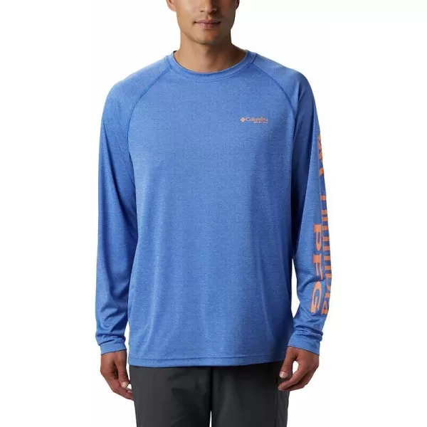 Vivid Blue Heather/Bright Nectar Logo