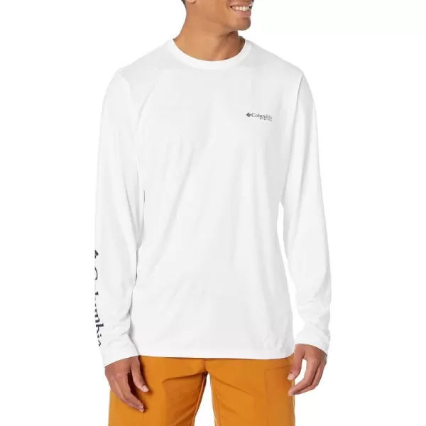 imageColumbia Mens Terminal Tackle PFG Statetriot Long SleeveWhiteCollegiate Navy La