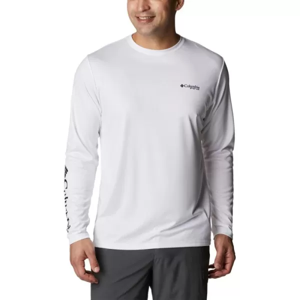 imageColumbia Mens Terminal Tackle PFG Statetriot Long SleeveWhiteCollegiate Navy Usa