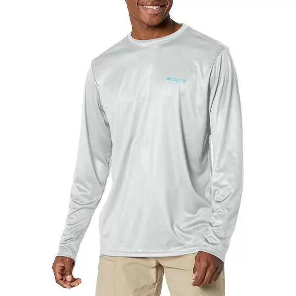 imageColumbia Mens Terminal Tackle PFG on The Line Long SleeveCool GreyRiptide Freshwater