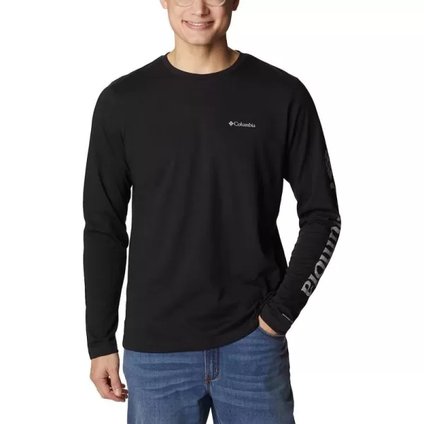 imageColumbia Mens Thistletown Hills Long Sleeve Logo TeeBlack