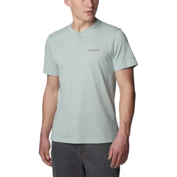 imageColumbia Mens Thistletown Hills Short Sleeve HenleyNiagara Heather